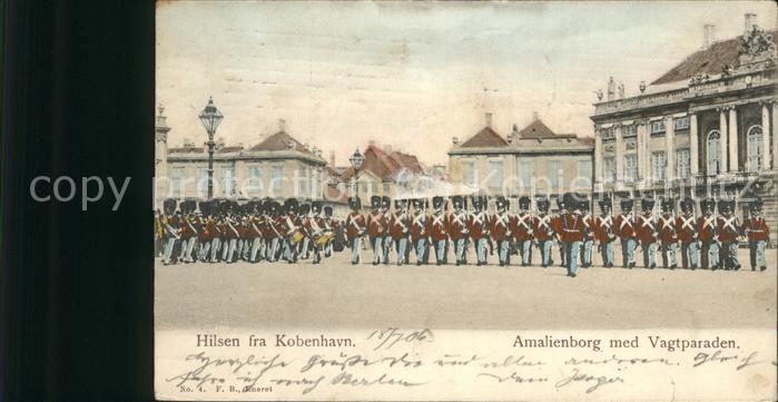 Leibgarde Wache Parade Trommler Hilsen fra Kobenhavn Am