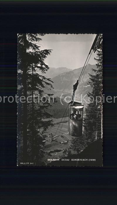 Seilbahn Bezau Sonderdach