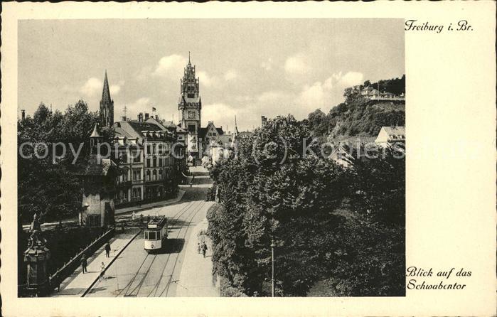 Strassenbahn Freiburg i. Br. Schwabentor