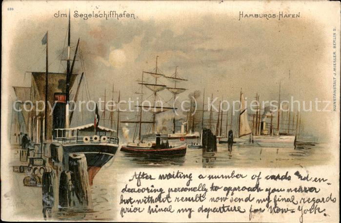Segelschiffe Hafen Hamburg