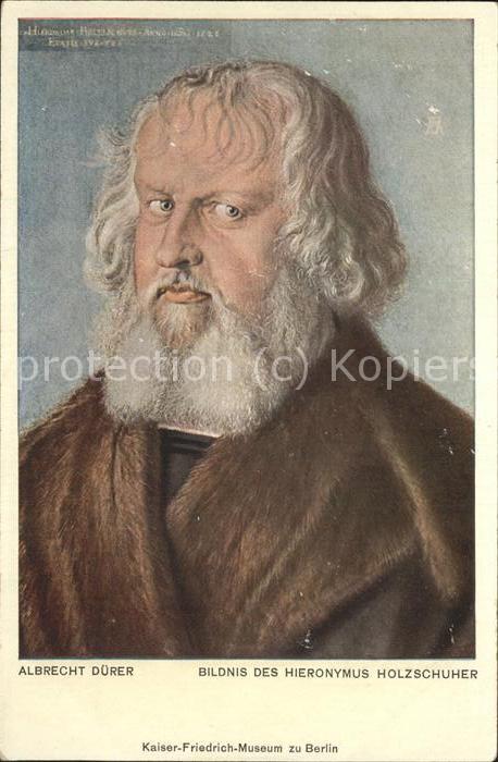 Duerer Albrecht Nuernberg Bildnis des Hieronymus Holzschuher Muse