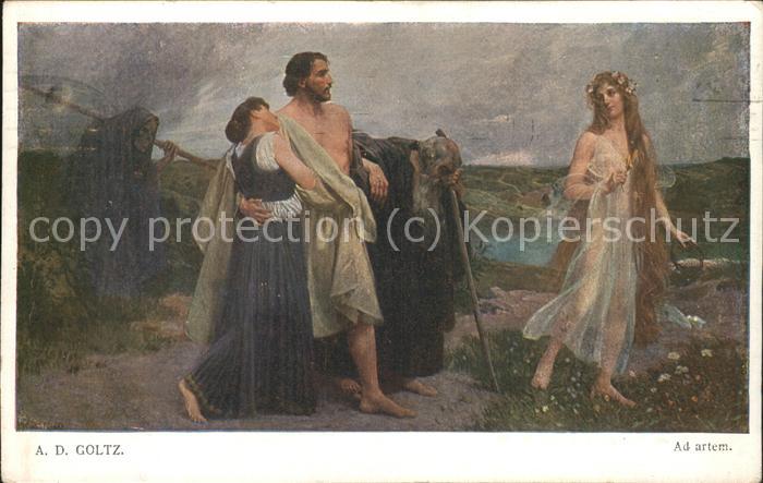 Verlag Galerie Wiener Kuenstler Nr. 97 A.D. Goltz Ad artemTod