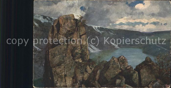 Hoffmann Heinrich Felspartie am weißen See Nr. 7