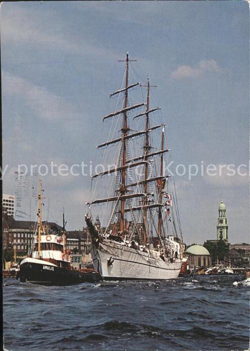 Segelschiffe Dreimastbark Sagres Hamburg Hafen