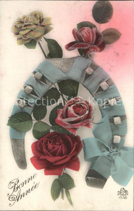 Hufeisen Rosen Neujahr
