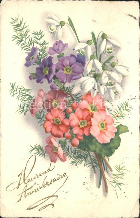 Blumen Maiglöckchen Glückwunsch Geburtstag