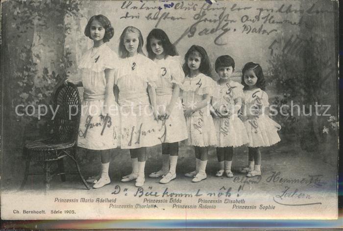 Adel Luxembourg Luxemburg Prinzessin Maria Adelheid Prinzessin Ch