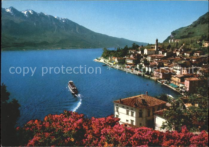 Limone sul Garda Panorama con il Monte Baldo Schiff