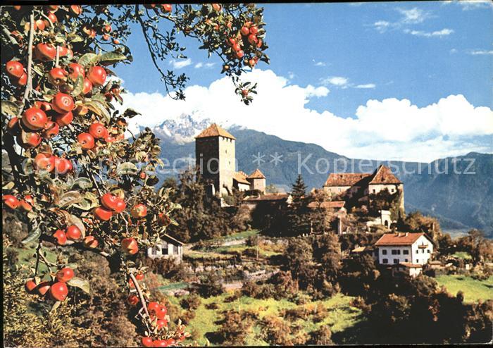 Merano Meran Castel Tirolo con Ivigna Schloss Tirol Ilfinger Sarntaler Alpen Apf