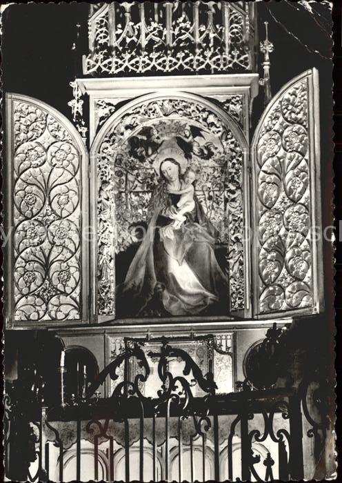 Colmar Haut Rhin Elsass Cathedrale Martin Schoengauer Vierge au