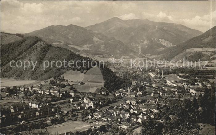 Kapfenberg Gesamtansicht mit Gussstahlfabrik Gebr. Boehler Industrie