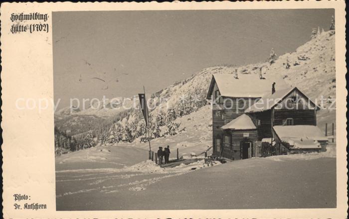 Woerschach Hochmoelbinghuette Schutzhuette Totes Gebirge