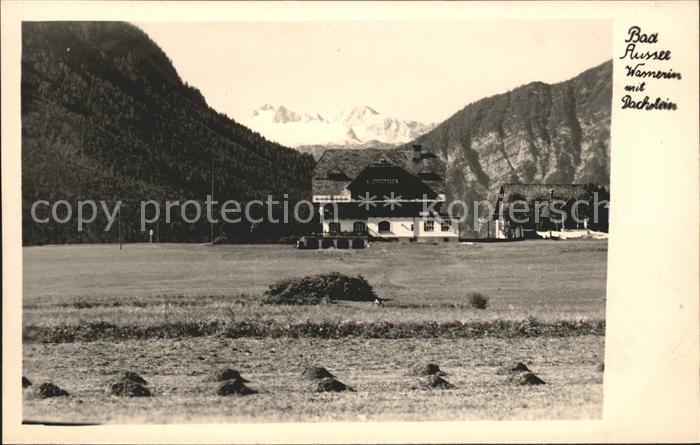 Bad Aussee Steiermark Hotel Die Wasnerin mit Dachstein