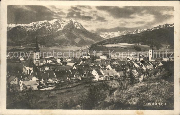 Trofaiach Gesamtansicht mit Alpenpanorama
