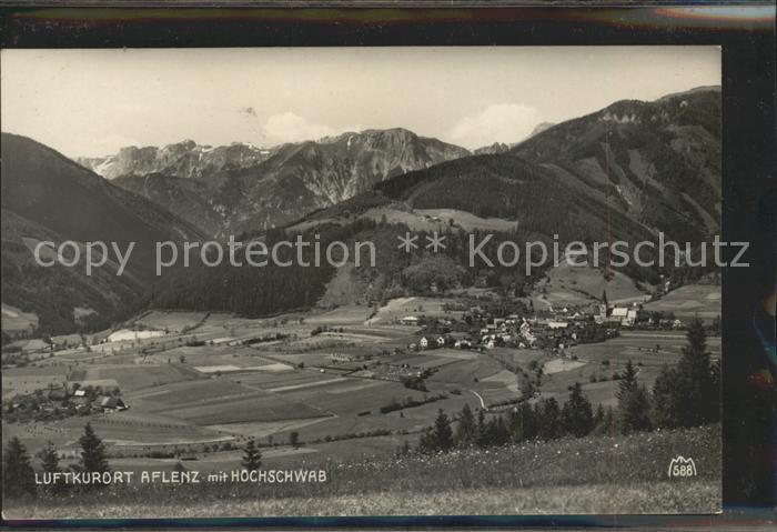 Aflenz Steiermark Panorama Luftkurort mit Hochschwab