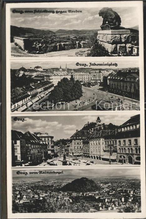 Graz Steiermark Schlossberg Hackher Denkmal Jakominipla