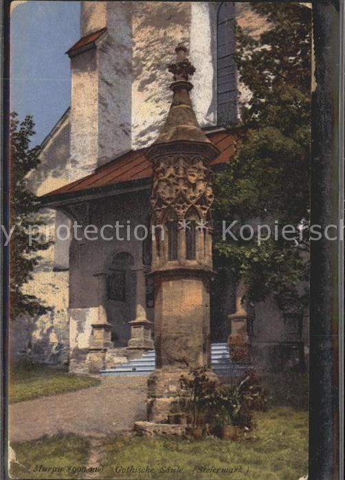 Murau Steiermark Gothische Saeule