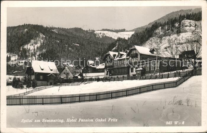 Spital Semmering Steiermark Hotel Pension Onkel Fritz