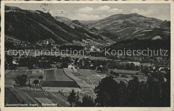 Anger Weiz Panorama Sommerfrische