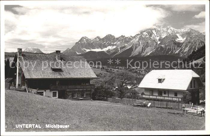 Untertal Gasthof Michlbauer Alpenpanorama Dachst