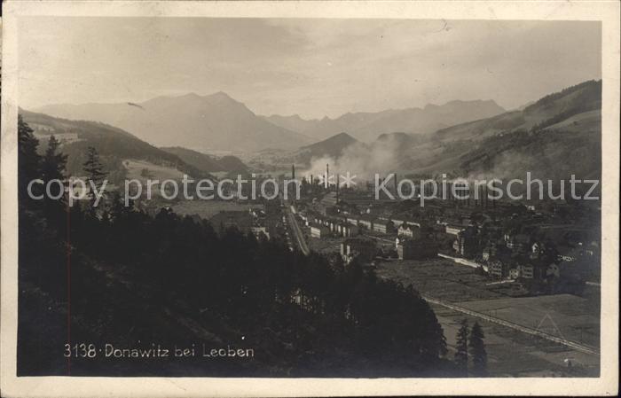 Donawitz Stadtteil mit Eisenindustrie Eisenbahn