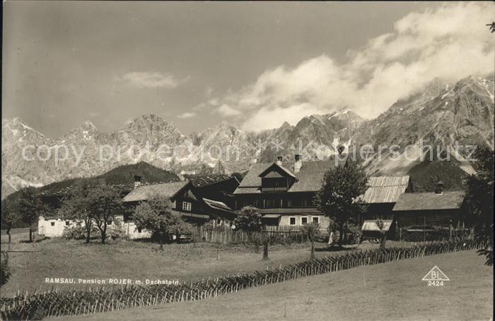 Ramsau Dachstein Steiermark Pension Rojer mit Dachsteingebirge