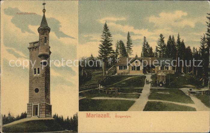 Mariazell Steiermark Aussichtsturm Bürgeralpe