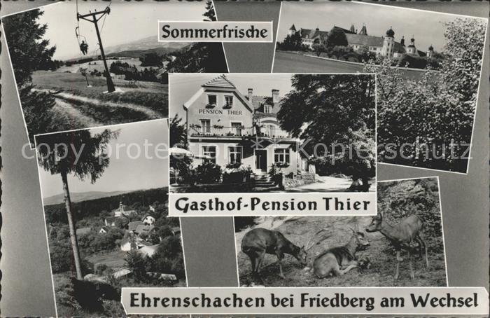 Ehrenschachen Gasthof Pension Thier Sessellift Wild R