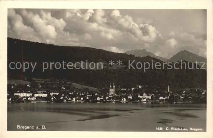 Bregenz Vorarlberg Blick vom Bodensee