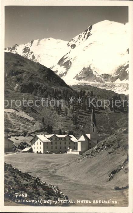 Obergurgl Soelden Tirol Hotel Edelweiss Kirche