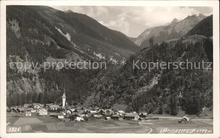 Laengenfeld Oetztal Gesamtansicht mit Alpenblick