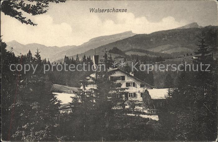 Riezlern Kleinwalsertal Vorarlberg Grenzgasthof Walserschanz