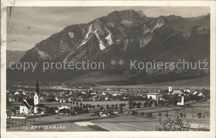 Breitenwang Tirol Gesamtansicht mit Alpen