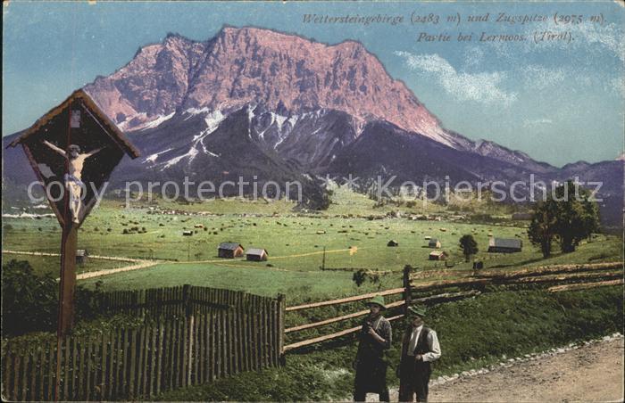 Lermoos Tirol Wegekreuz Wettersteingebirge Zugspitze