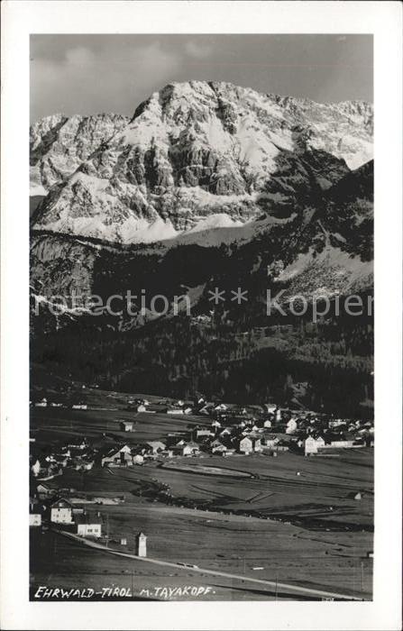 Ehrwald Tirol Panorama mit Tajakopf Mieminger Gebirge