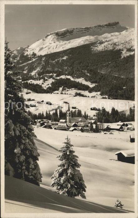 Riezlern Kleinwalsertal Vorarlberg Panorama mit Hoch Ifer Winterimpressionen