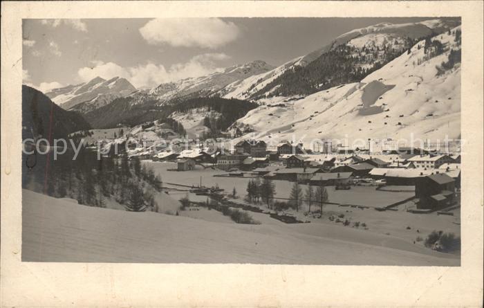St Anton Arlberg Gesamtansicht Wintersportplatz