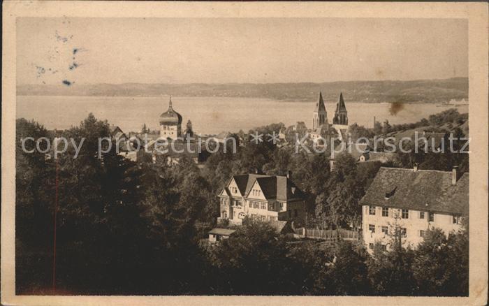 Bregenz Vorarlberg Blick ueber die Altstadt Bodensee