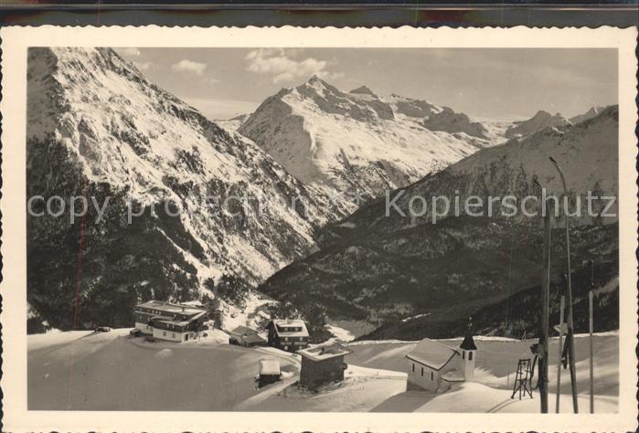 Soelden Sporthotel Schoene Aussicht Bergkapelle Wintersportplatz oetztaler Alpen