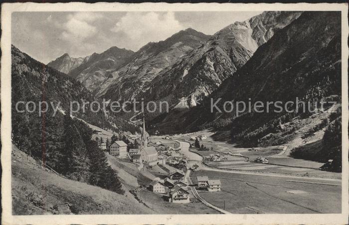 Soelden Gesamtansicht Hoehenluftkurort mit Alpenpanorama