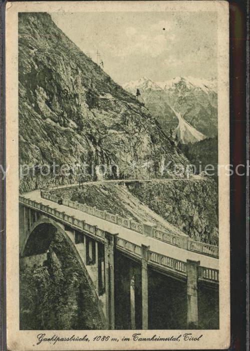 Gaichtpassbruecke im Tannheimer Tal