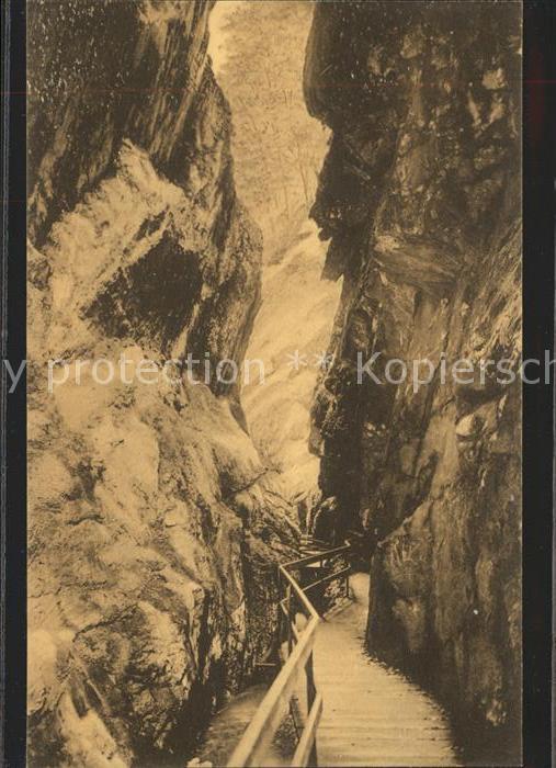 Guetle Dornbirn Vorarlberg Alploch 1te Partie Schlucht