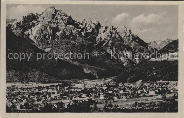 Lienz Tirol Panorama mit Dolomiten