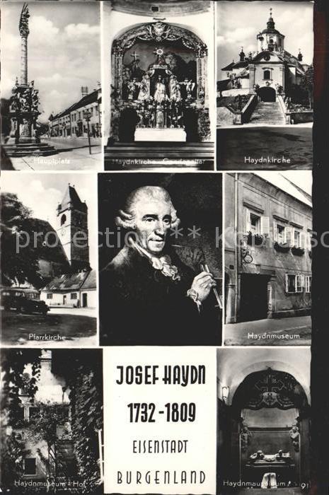 Eisenstadt Josef Haydn Kirche Hauptplatz Museum Pfarrkirche