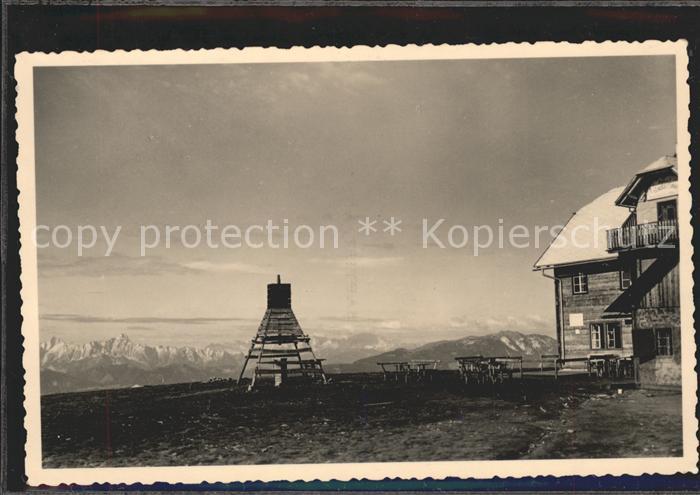 Annenheim Ossiacher See Gipfelhaus auf dem Gerlitzen Berghaus Fernblick