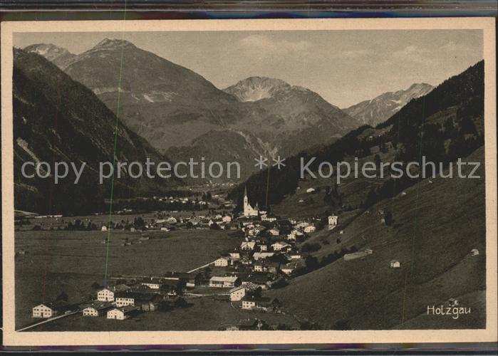 Holzgau Panorama Lechtal mit Alpen