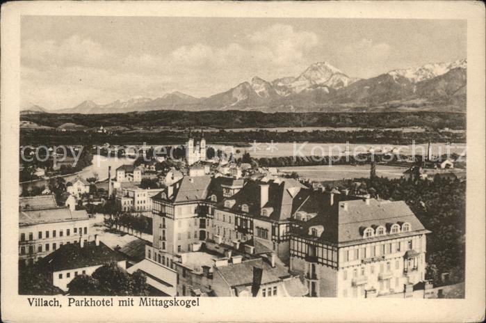 Villach Kaernten Parkhotel mit Mittagskogel Karawanken