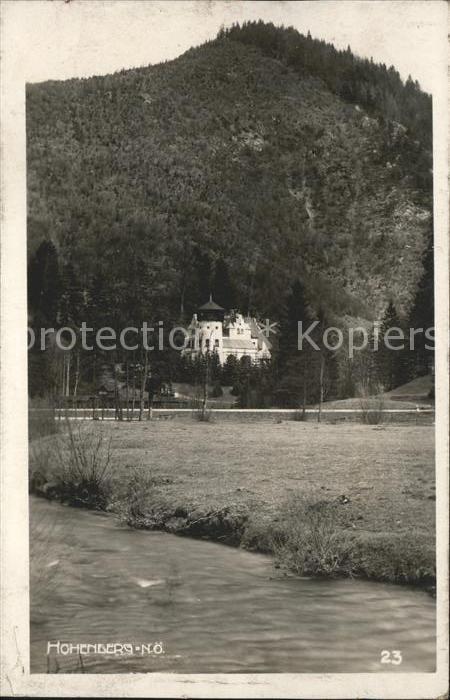Hohenberg Niederoesterreich Schloss