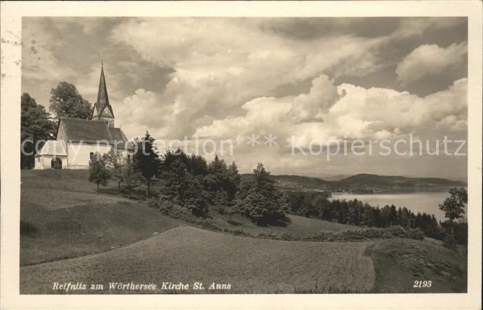 Reifnitz Woerthersee Kirche St Anna