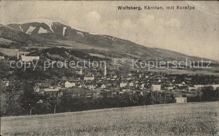 Wolfsberg Kaernten mit Koralpe